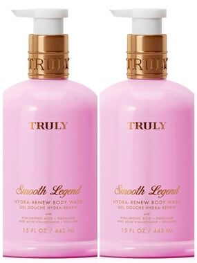 Lot of 2 TRULY Smooth Legend Hydra-Renew Body Wash